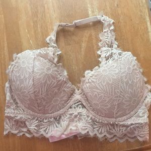 PINK Victoria Secret Lace Halter Bralette